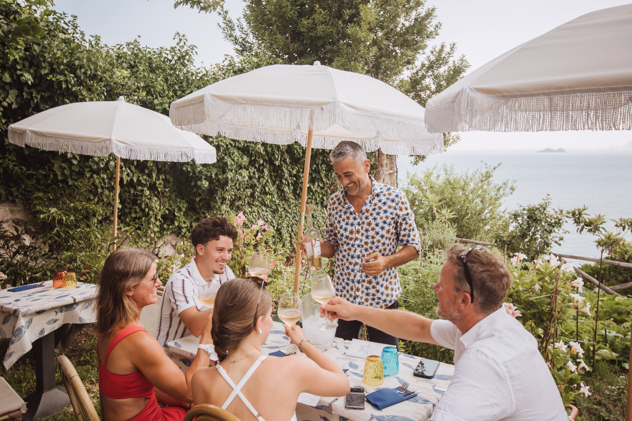 Personal hospitality at a home restaurant in Praiano on the Amalfi Coast